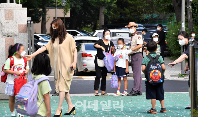 [포토]등교수업 앞둔 학생들