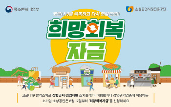 ‘희망회복자금’ 이틀간 80만 사업체에 2조원 지급