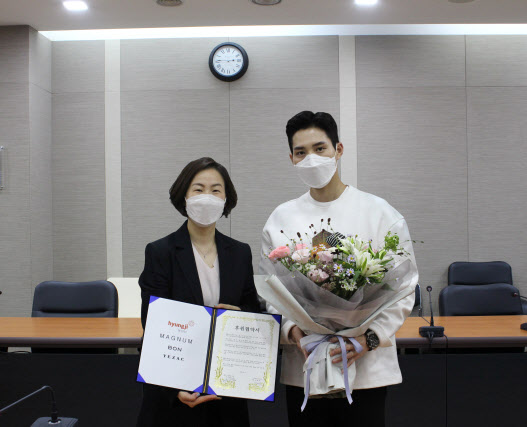 형지I&C, 펜싱 국가대표 김준호와 유망주 후원 프로젝트 진행
