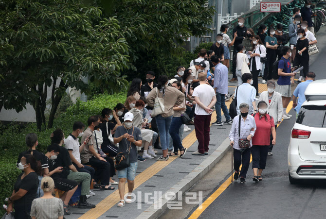 [포토]코로나19 신규확진자 닷새 만에 또 '2천 명대'