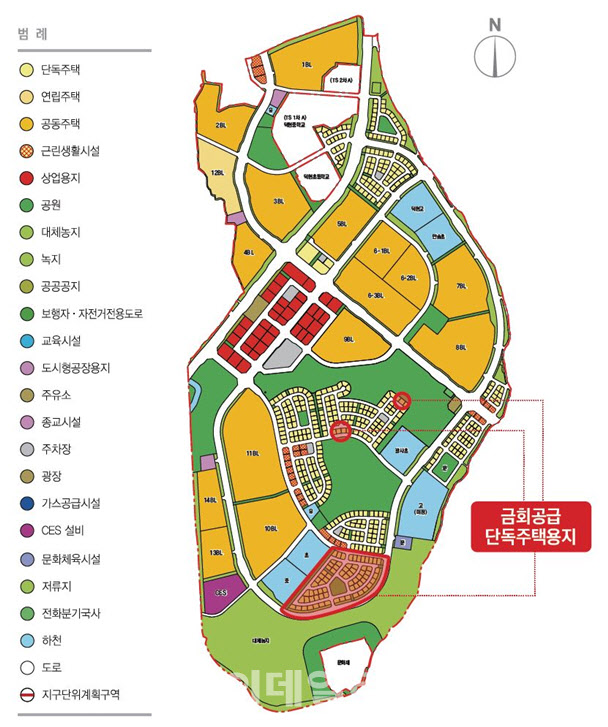 LH, 양주고읍 주거전용 단독주택용지 71필지 공급