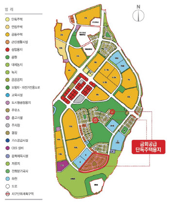 LH, 양주고읍 주거전용 단독주택용지 71필지 공급