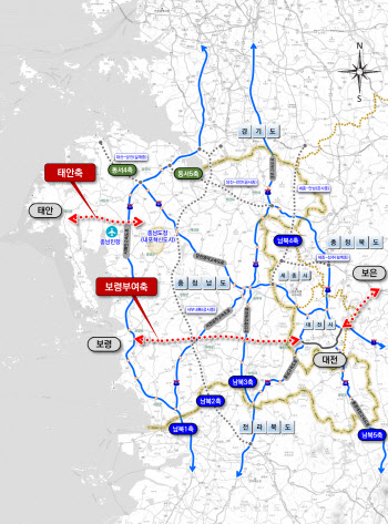 충청권을 동서로 연결하는 2개의 축, 균형발전 전기 마련