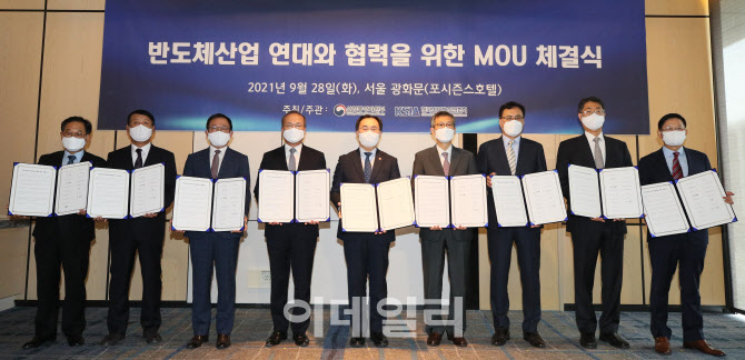 [포토]반도체산업 연대와 협력을 위한 MOU 체결식