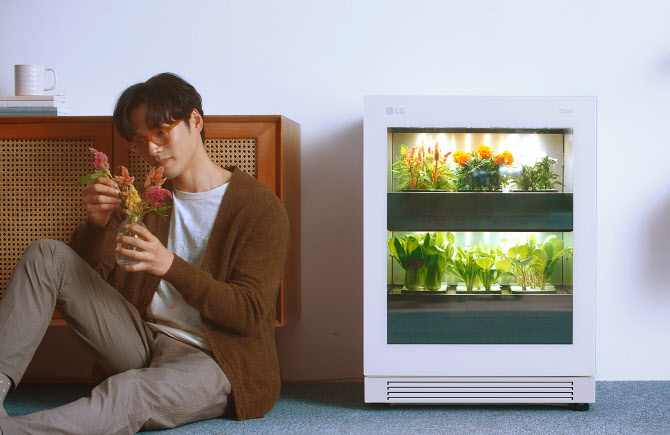 집 안에서도 ‘스마트 정원’…식물생활가전 ‘LG 틔운’ 출시