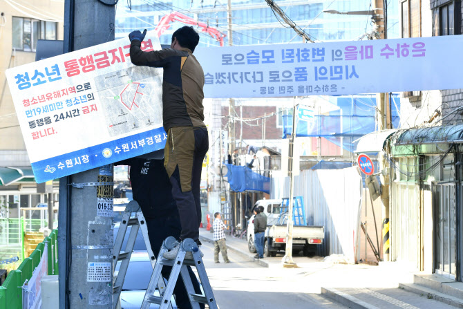 폐쇄 수원역 성매매집결지 22년만에 청소년 통행금지구역 해제