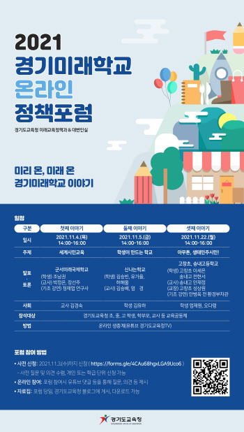 경기도교육청, '미래학교' 교육철학 공유하는 자리 만들어