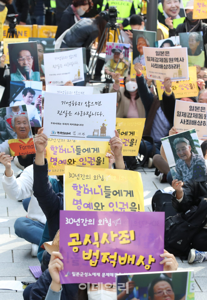 [포토]일본에게 '공식사죄 법적배상' 요구