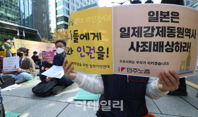 [포토]일본은 일제강제동원역사 사죄배상하라!