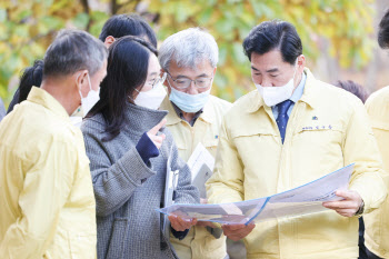 “현장에 답 있다” 김상돈 의왕시장, 사업 추진 현장 방문