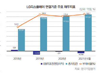 코로나 수혜, LG디스플레이…'A급'은 박하다?
