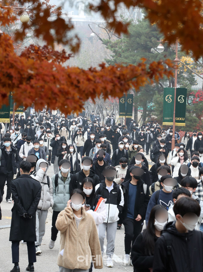 [포토]수능 끝 첫 주말, 서울 주요 대학 논술고사 시행
