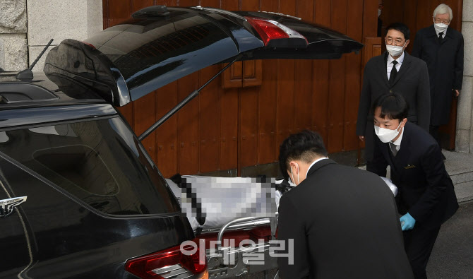 [포토]전두환 전 대통령 시신 운구