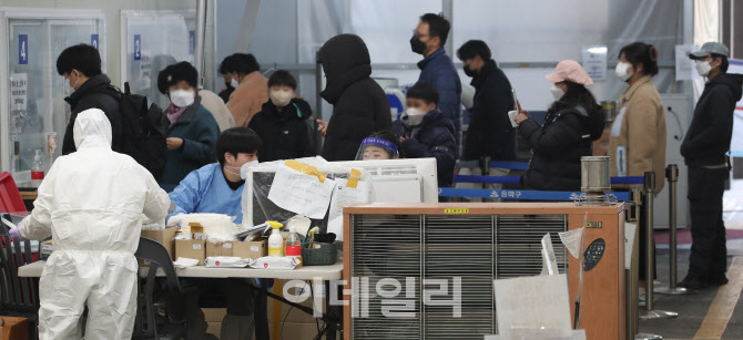 [포토]서울 코로나19 신규 확진자 '역대 최다'