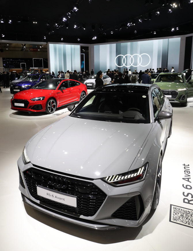 [포토] 전시되어 있는 Audi RS6 Avant