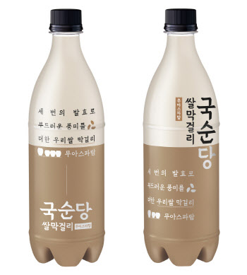 국순당 쌀막걸리, 친환경 패키지로 리뉴얼