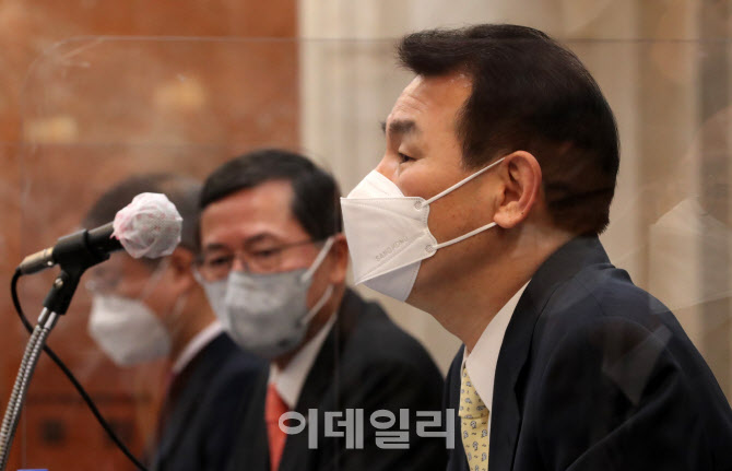 [포토]정은보 금감원장, 여신전문금융사 CEO들과 간담회 개최