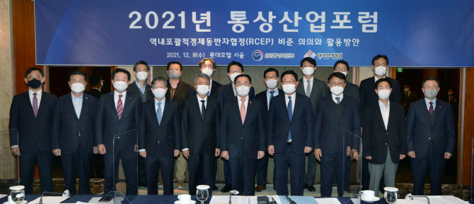 역내포괄적경제동반자협정 출범, 통상영토 85% 확대