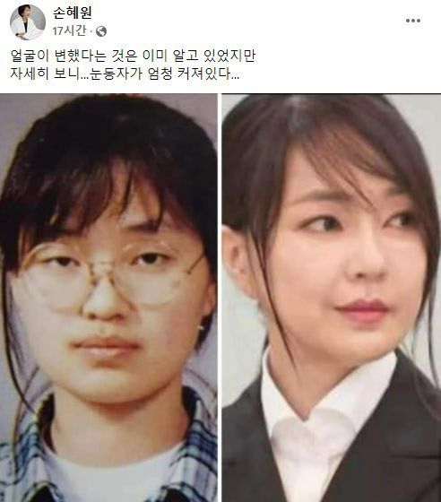 "김건희 얼평한 손혜원, 견적도 안 나온다" 조은산 '비판'