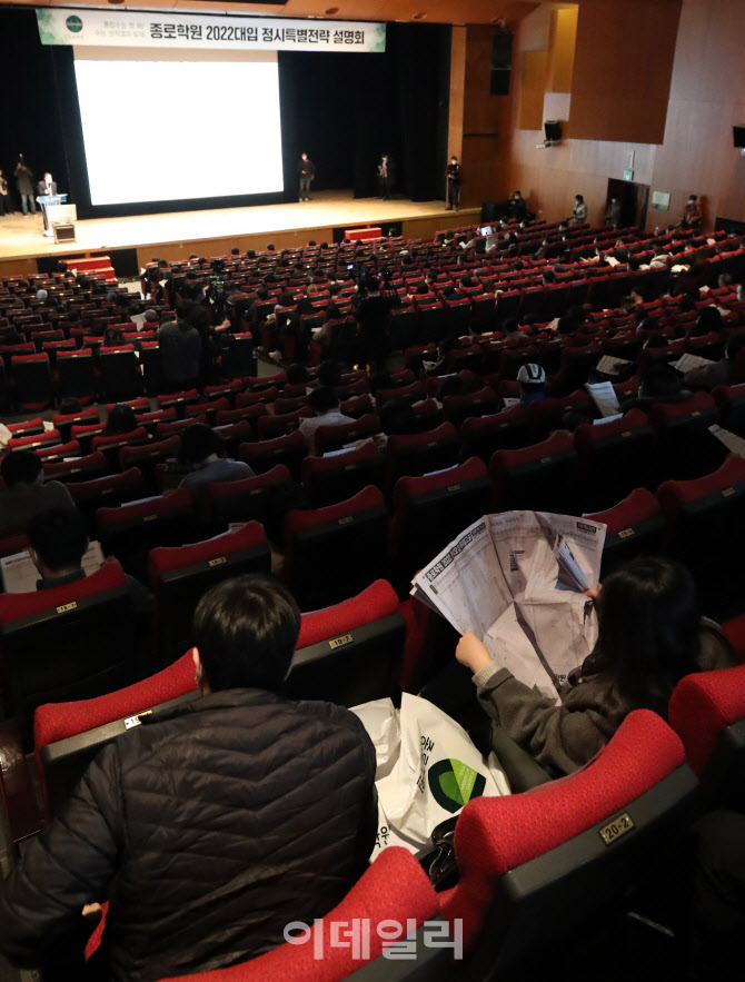 [포토]'대입 정시특별전략 설명회'
