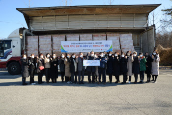 친환경자조금X사랑의열매, 친환경 고구마 11.2톤 기부