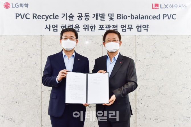 LG화학-LX하우시스, 친환경 PVC 창호·바닥재 사업 협력
