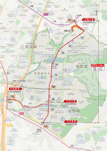 위례선 트램 57년만에 부활...이달 말 공사 착수