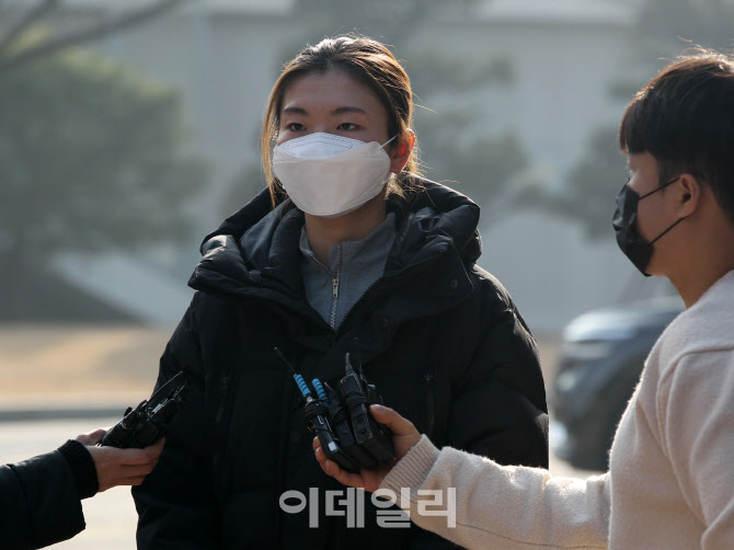 [포토] 심석희, 빙상연맹 상벌위원회 출석