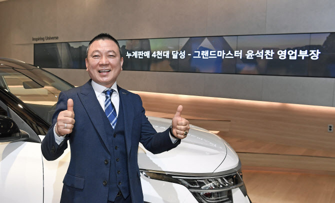 기아, 윤석찬 영업부장 ‘그랜드 마스터’ 등극