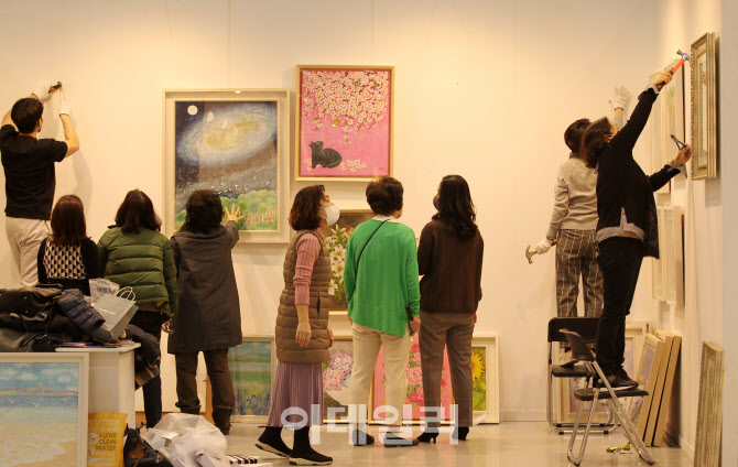 [포토] 서울아트쇼 전시 준비