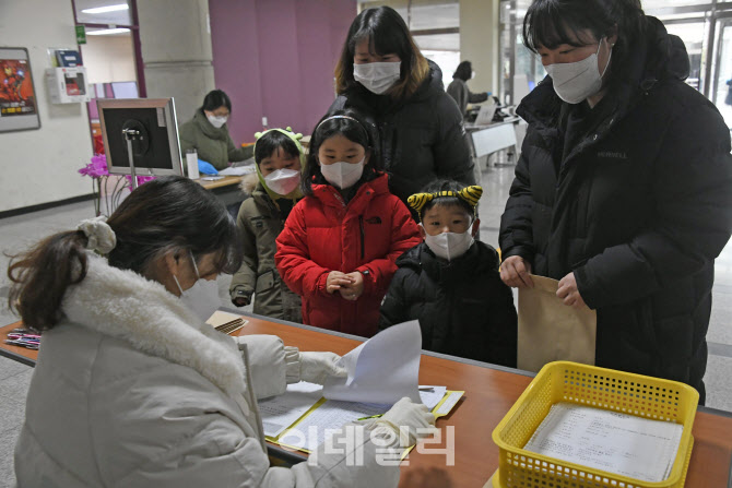 [포토] 초등학교 입학 예비소집