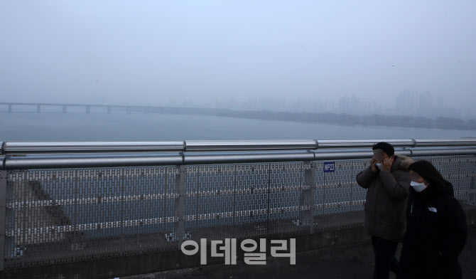[포토]수도권·충남 초미세먼지 '매우나쁨'
