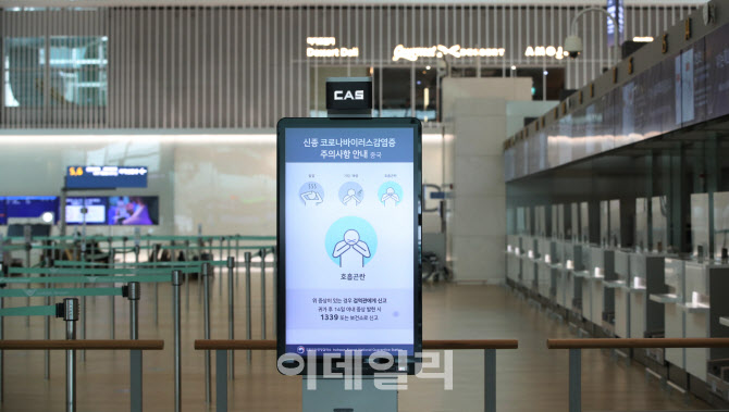 [포토]코로나19로 2년째 한산한 인천국제공항