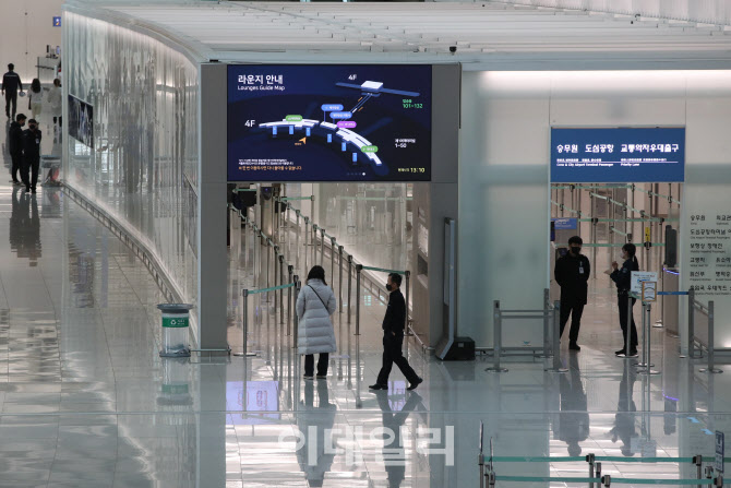 [포토]출국 심사도 한산