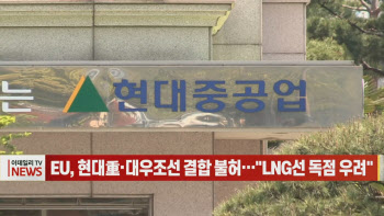 (영상)EU, 현대重·대우조선 결합 불허…"LNG선 독점 우려"