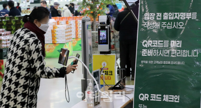 [포토]백화점·마트 방역패스 계도기간 오늘 종료…서울은 예외