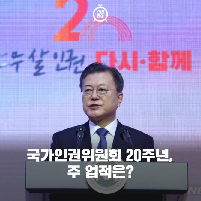 [카드뉴스] 국가인권위원회 20주년, 주요 업적은?