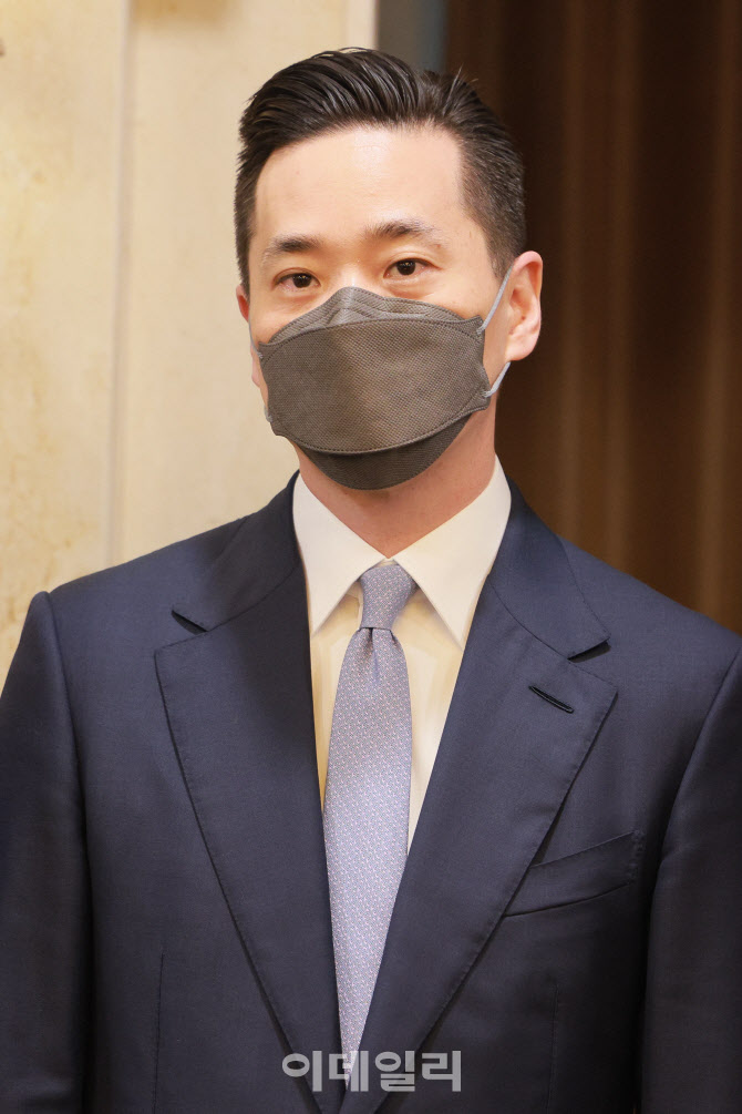 [포토]간담회 참석한 박태현 MBK파트너스 대표