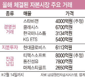 6주만에 4.5조 폭발한 M&A 시장…'열기 굳건' VS ‘판단 이르다’