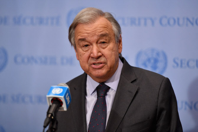 유엔 사무총장 “러시아, 유엔 헌장 원칙에 정면으로 위배”