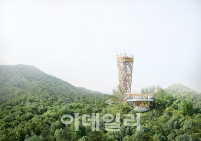 대전의 대표 명산 보문산에 2024년 나무 전망대 들어선다