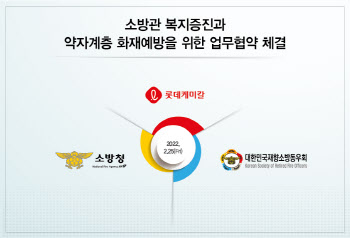 롯데케미칼, ‘소방관 복지증진·약자계층 화재예방 나선다’