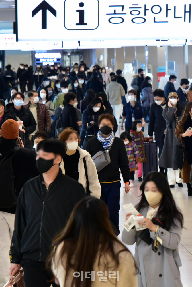 [포토]북적이는 김포공항 국내선