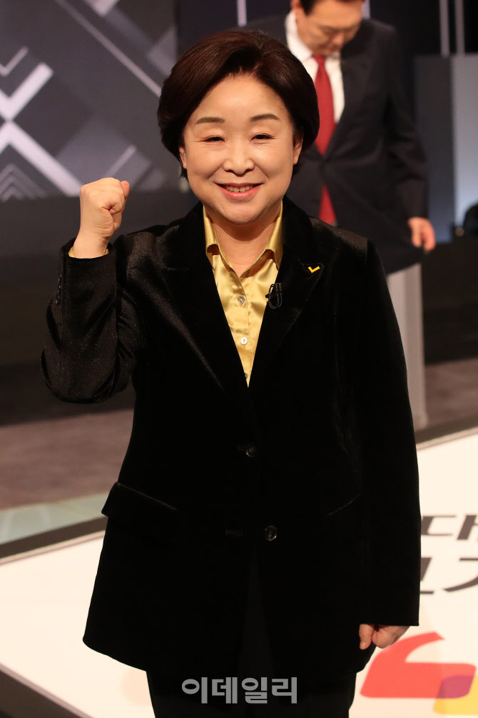 [포토]선전 다짐하는 심상정 정의당 후보