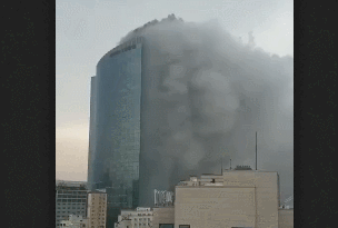 (영상) 제주 최고층 드림타워 옥상서 화재…검은 연기에 신고 빗발
