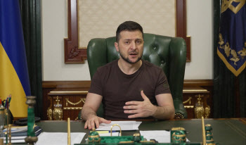 우크라 대통령, 이스라엘에 "무기 지원해 달라" 호소
