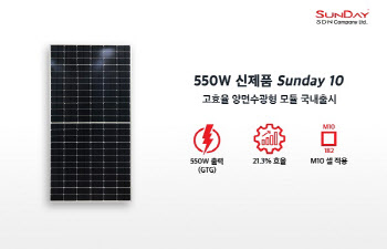 에스디엔㈜, 국제그린에너지엑스포에 'Sunday 10' 출품