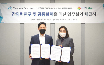 퀀타매트릭스, GC녹십자의료재단과 감염병연구·협력 업무 협약