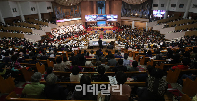 [포토]'한국교회 부활절 연합예배'