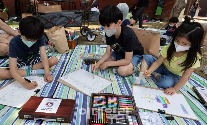 [포토]미래의 대한민국을 그리는 어린이들
